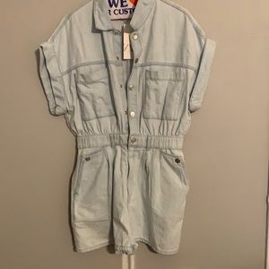 NWT Zara denim jumpsuit
